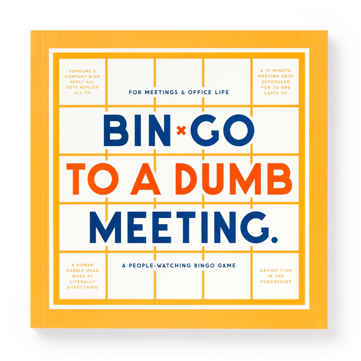 Bin-go To A Dumb Meeting Bingo Book Brass Monkey 