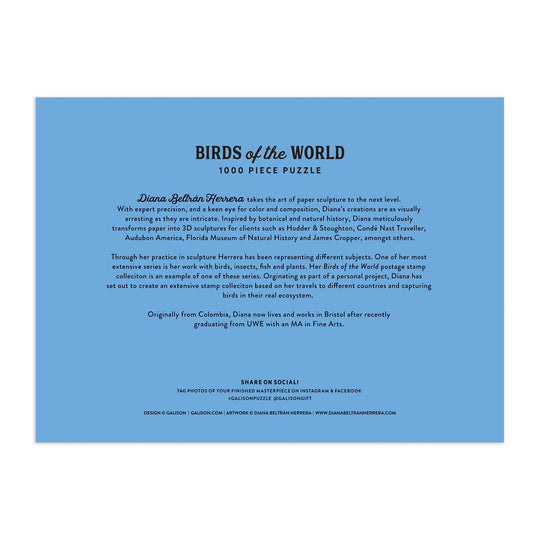 Birds of the World 1000 Piece Jigsaw Puzzle 1000 Piece Puzzles Diana Beltran Herrera Collection 