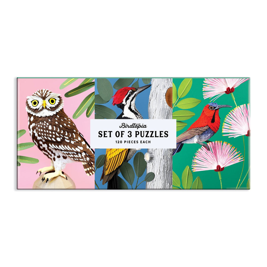 Birdtopia Jigsaw Puzzle Set 100 Piece Puzzles Diana Beltran Herrera 