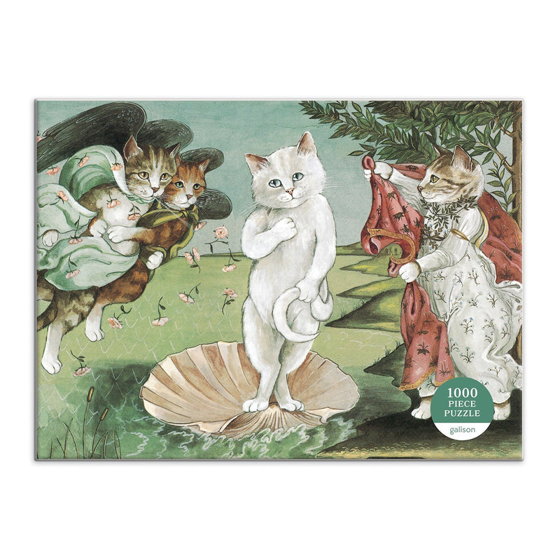Birth of Venus Meowsterpiece of Western Art 1000 Piece Puzzle 1000 Piece Puzzles Meowsterpiece of Western Collection 