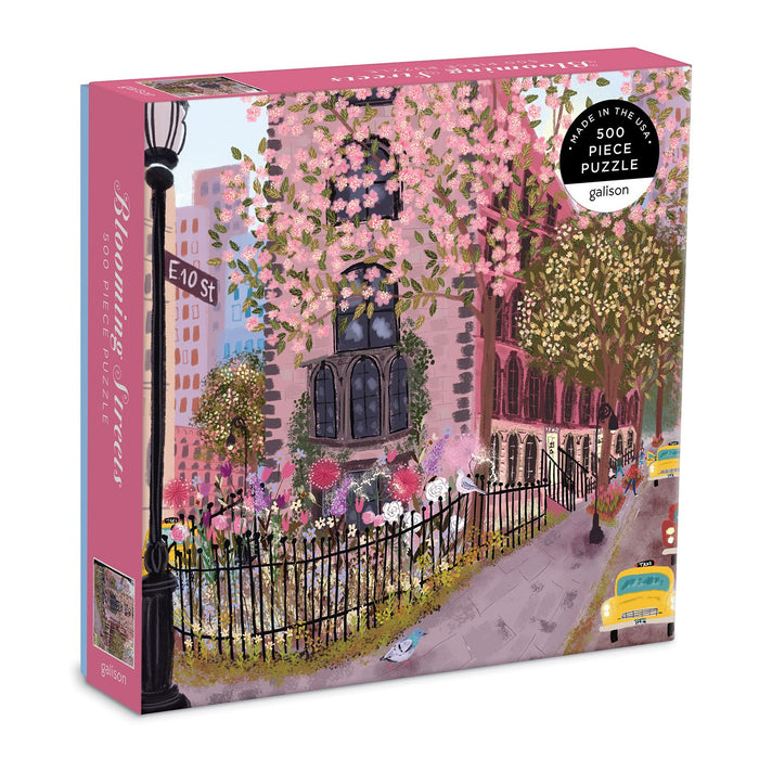 Blooming Streets 500 Piece Puzzle 500 Piece Puzzles Galison 