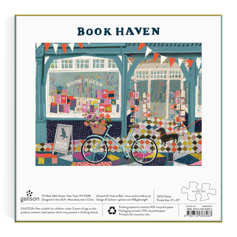 Book Haven 1000 Piece Jigsaw Puzzle 1000 Piece Puzzles Victoria Ball 