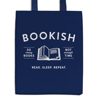 Bookish Canvas Tote Bag Tote Bags Galison 