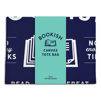 Bookish Canvas Tote Bag Tote Bags Galison 