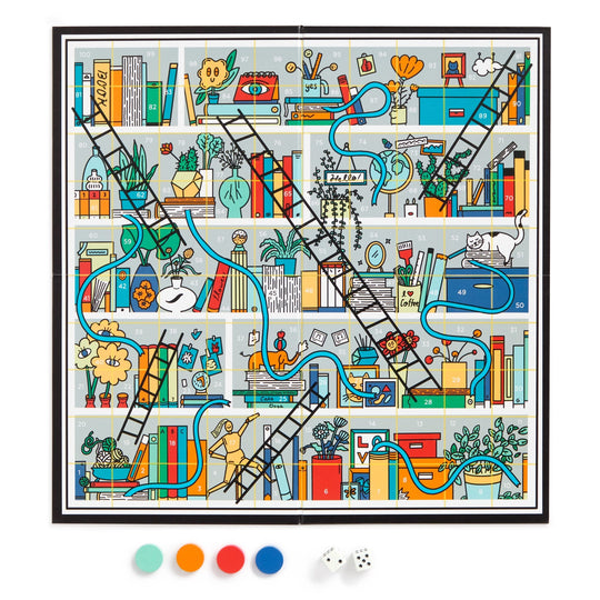 Books and Ladders Classic Board Game Hyesu Lee 