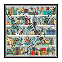 Books and Ladders Classic Board Game Hyesu Lee 