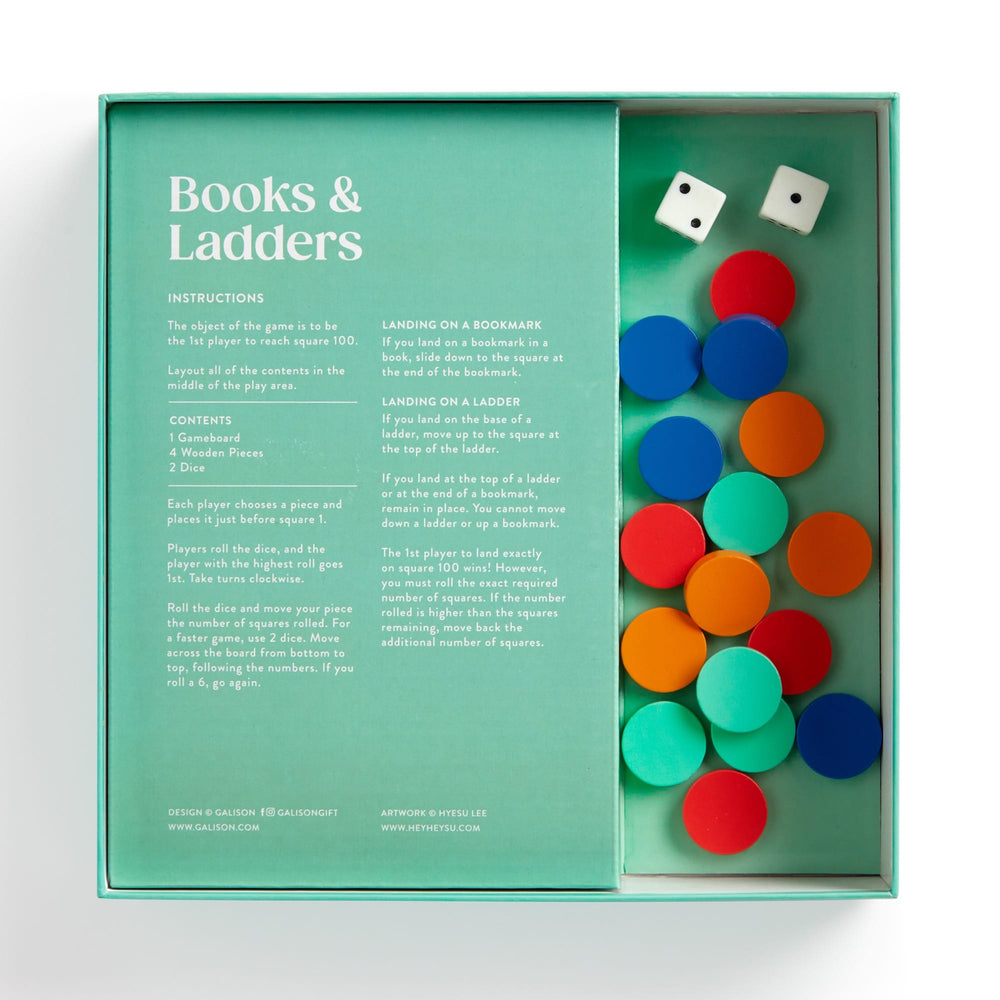 Books and Ladders Classic Board Game Hyesu Lee 