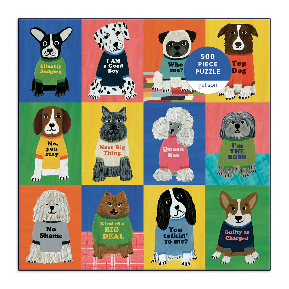 Boss Dogs 500 Piece Family Puzzle 500 Piece Puzzles Galison 