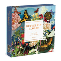 Butterfly Blooms 144 Piece Wood Jigsaw Puzzle Wooden Puzzles Ben Giles 