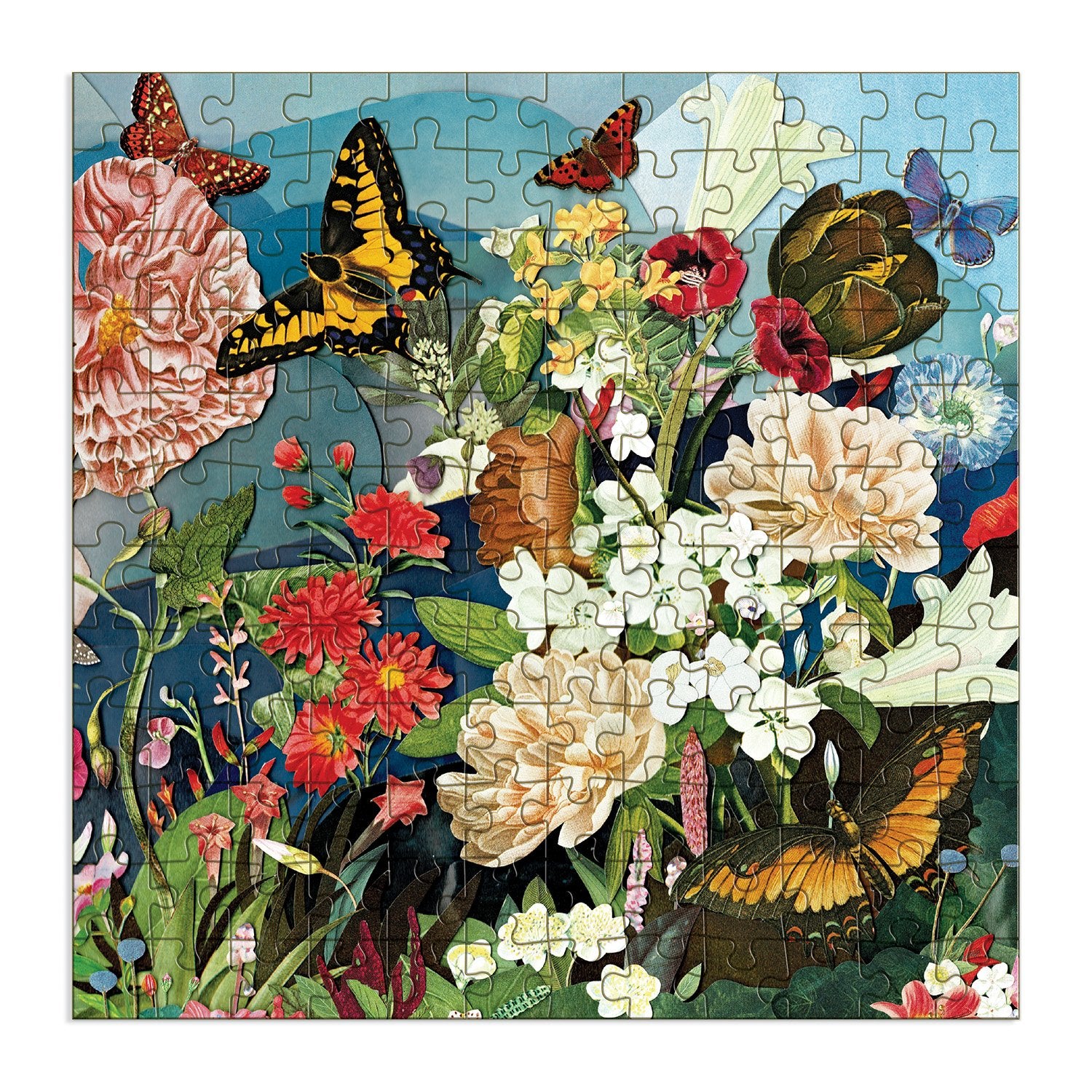 puzzle56 パズル Butterfly Blooms 144 Piece Wood Puzzle | Galison