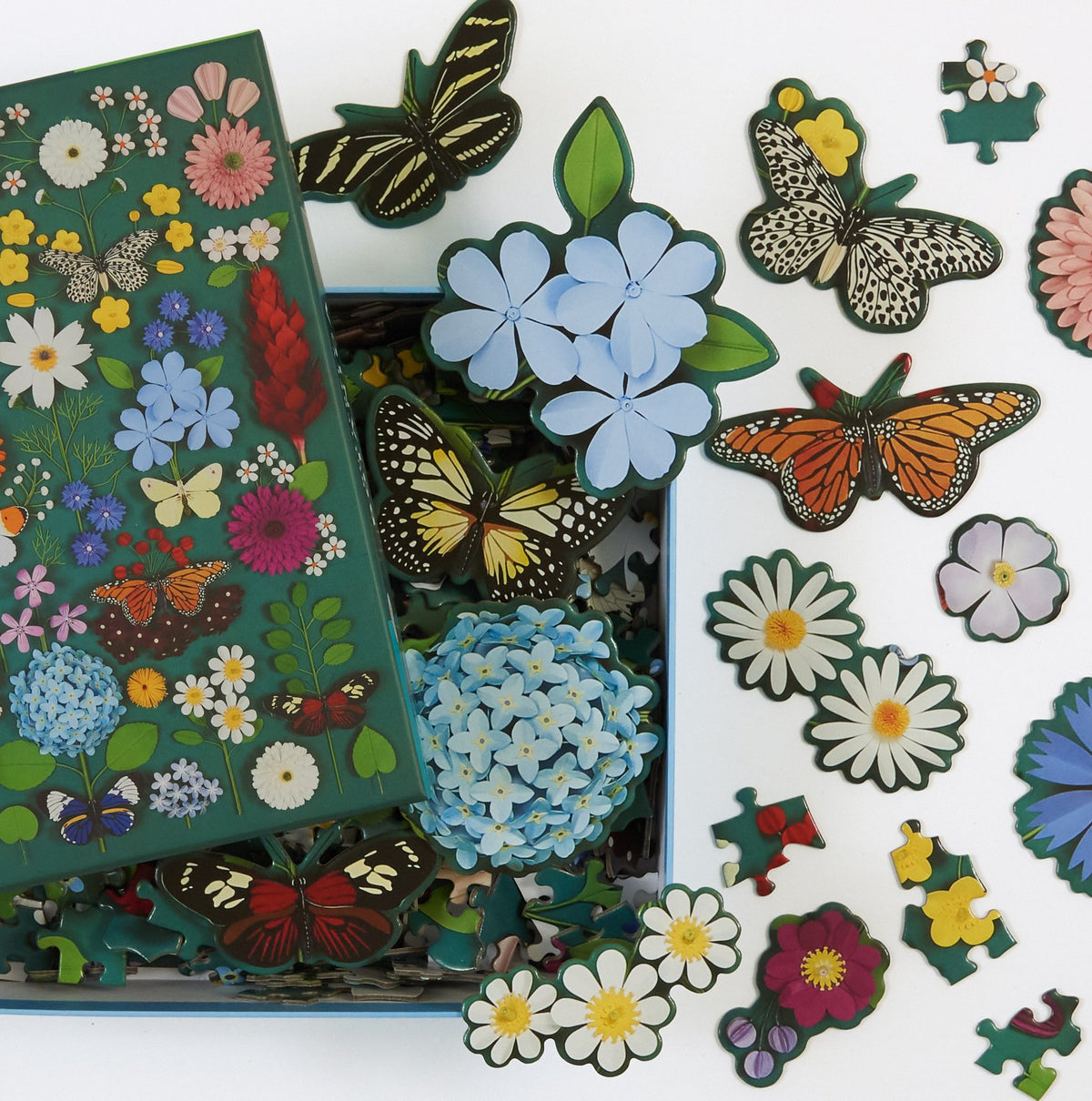 Butterfly Botanica 500 Piece Puzzle with Shaped Pieces 500 Piece Puzzles Diana Beltran Herrera 