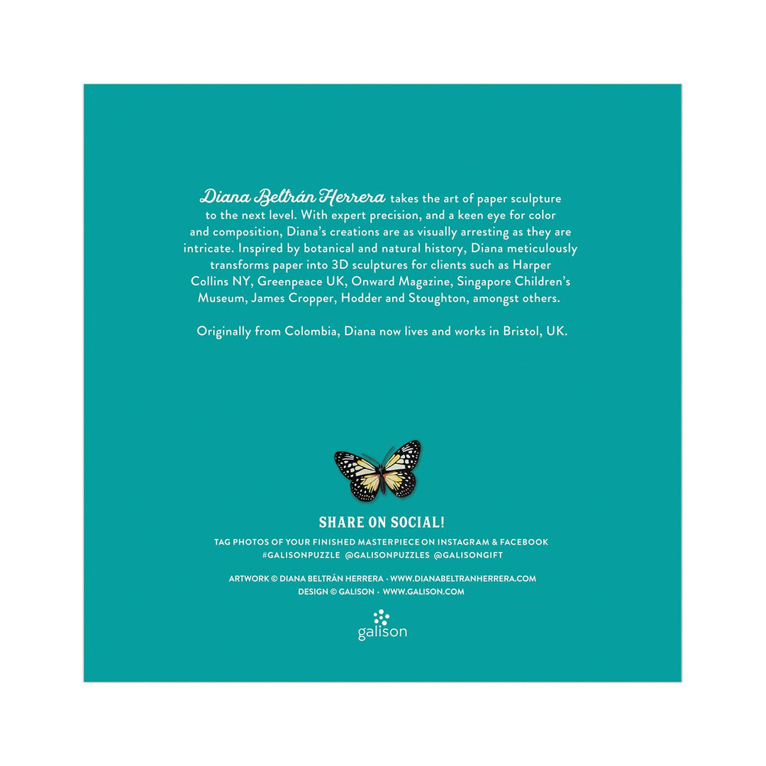 Butterfly Botanica 500 Piece Puzzle with Shaped Pieces 500 Piece Puzzles Diana Beltran Herrera 