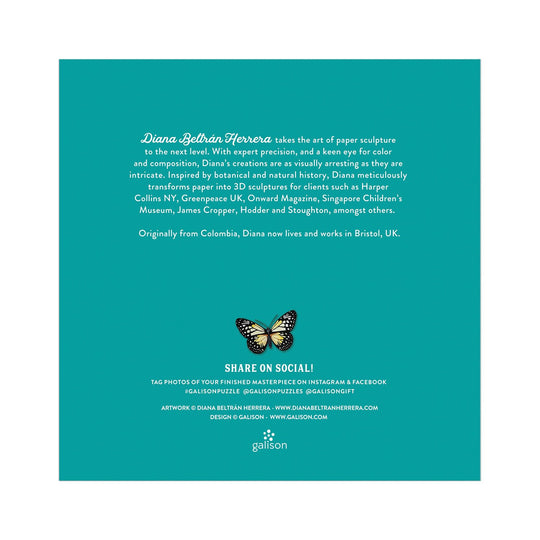 Butterfly Botanica 500 Piece Puzzle with Shaped Pieces 500 Piece Puzzles Diana Beltran Herrera 