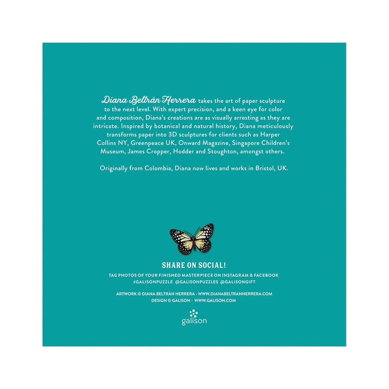 Butterfly Botanica 500 Piece Puzzle with Shaped Pieces 500 Piece Puzzles Diana Beltran Herrera 