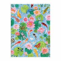 By The Koi Pond 1000 Piece Puzzle in Square Box Catherine Shaw 