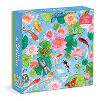 By The Koi Pond 1000 Piece Puzzle in Square Box Catherine Shaw 