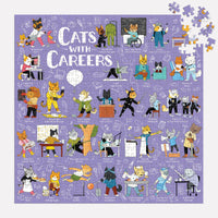 Cats with Careers 500 Piece Jigsaw Puzzle 500 Piece Puzzles Eloise Narrigan 