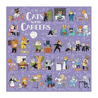 Cats with Careers 500 Piece Jigsaw Puzzle 500 Piece Puzzles Eloise Narrigan 