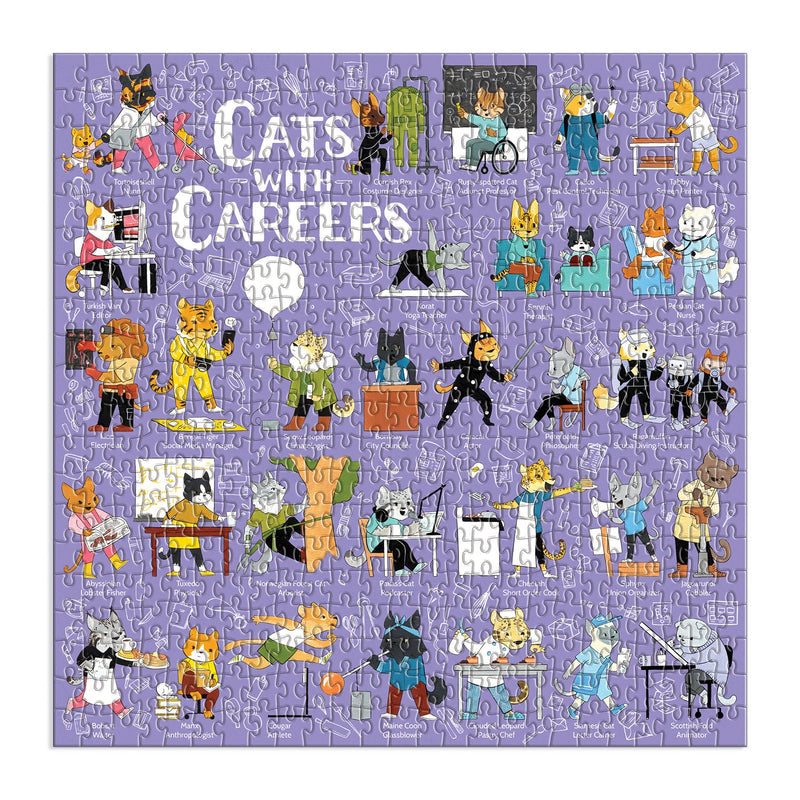 Cats with Careers 500 Piece Jigsaw Puzzle 500 Piece Puzzles Eloise Narrigan 