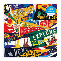 Celebrate Everything 1000 Piece Jigsaw Puzzle in Square Box 1000 Piece Puzzles Oxford Pennant Collection 