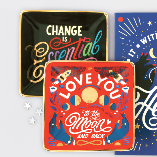 Change Is Essential Porcelain Tray Porcelain Trays Galison 