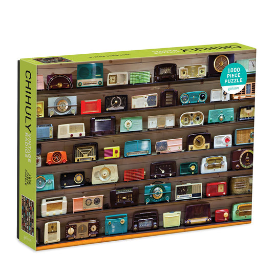 Chihuly Vintage Radios 1000 Piece Puzzle 1000 Piece Puzzles Galison 