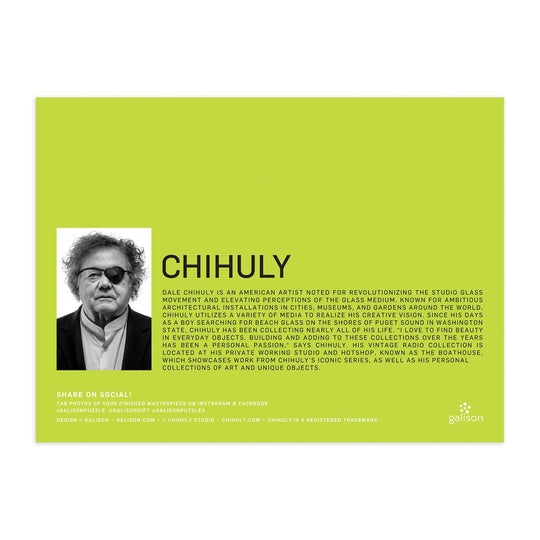 Chihuly Vintage Radios 1000 Piece Puzzle 1000 Piece Puzzles Galison 
