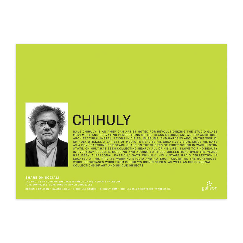 Chihuly Vintage Radios 1000 Piece Puzzle 1000 Piece Puzzles Galison 