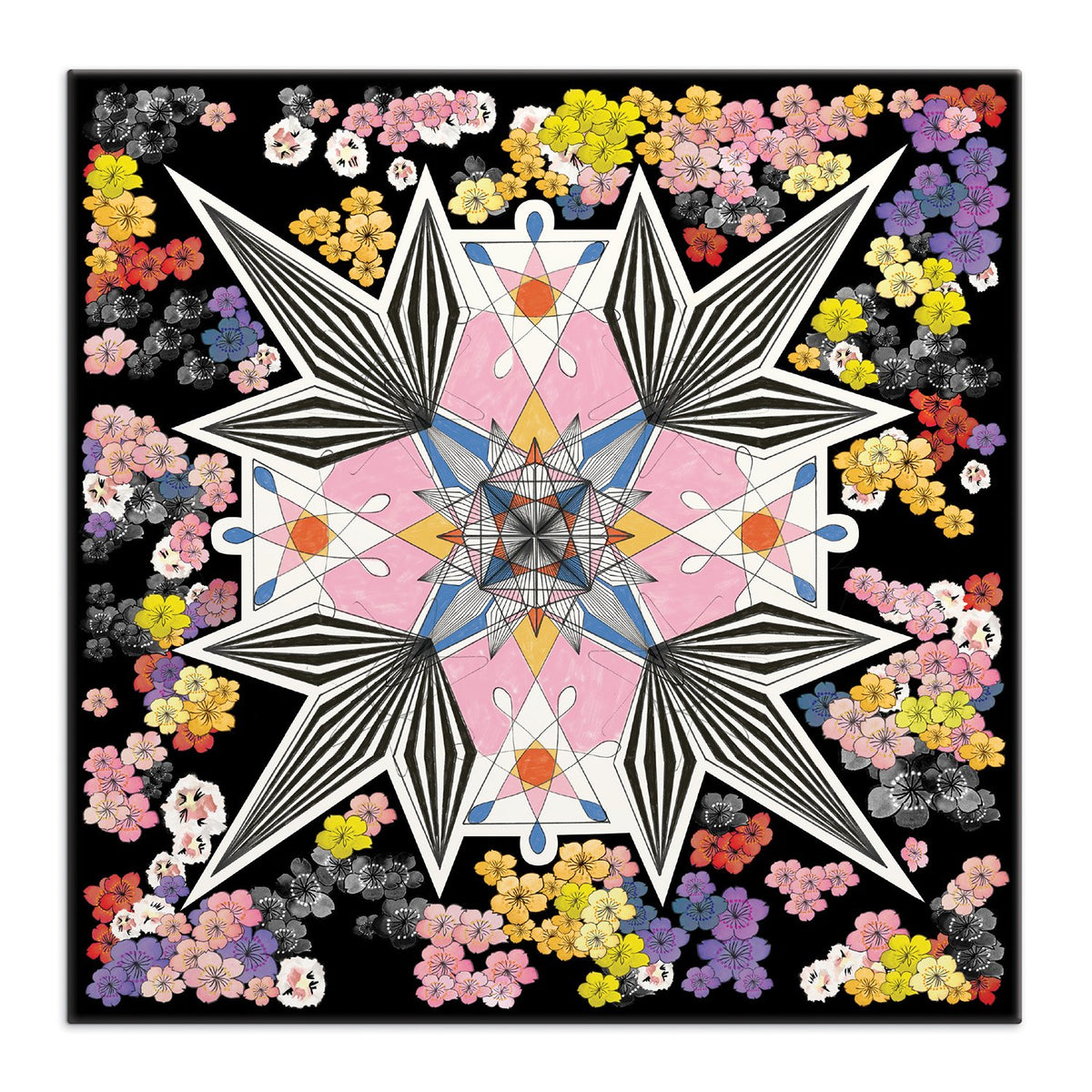 Christian Lacroix Flowers Galaxy Double Sided 500 Piece Jigsaw Puzzle Double Sided 500 Piece Puzzle Christian Lacroix Collection 