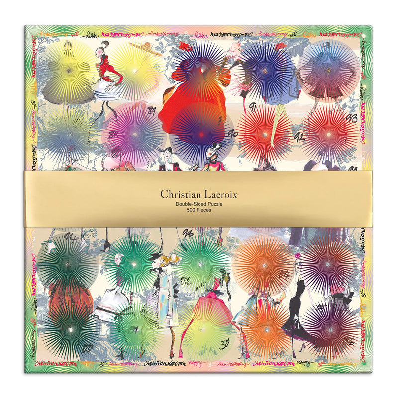 Christian Lacroix Heritage Collection Lacroix Photocall Double Sided 500 Piece Jigsaw Puzzle Double Sided 500 Piece Puzzle Christian Lacroix Collection 