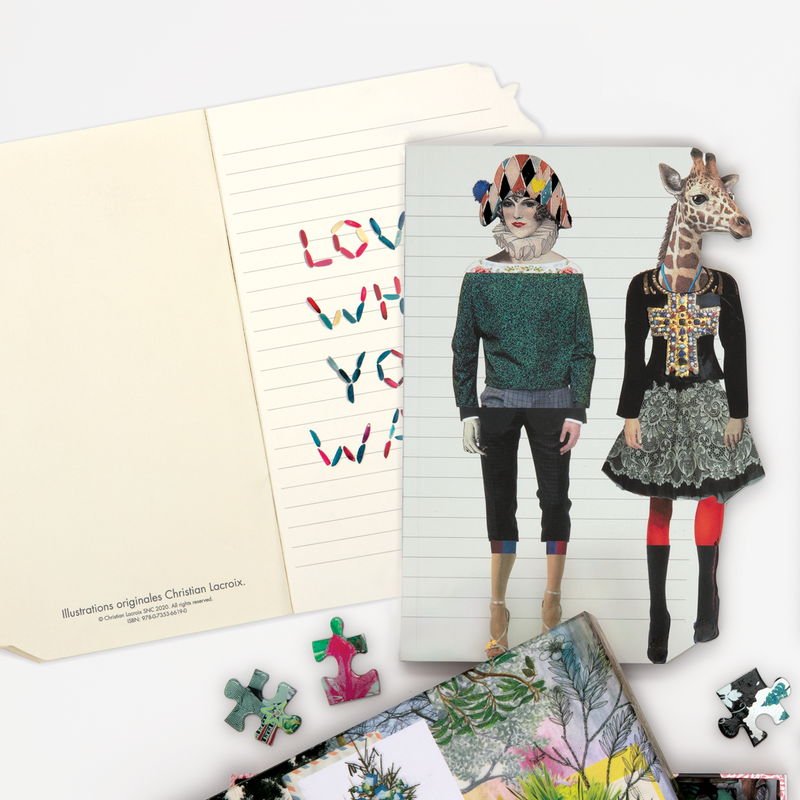 Christian Lacroix Heritage Collection Love Who You Want Die-Cut Notebook Journals and Notebooks Christian Lacroix Collection 