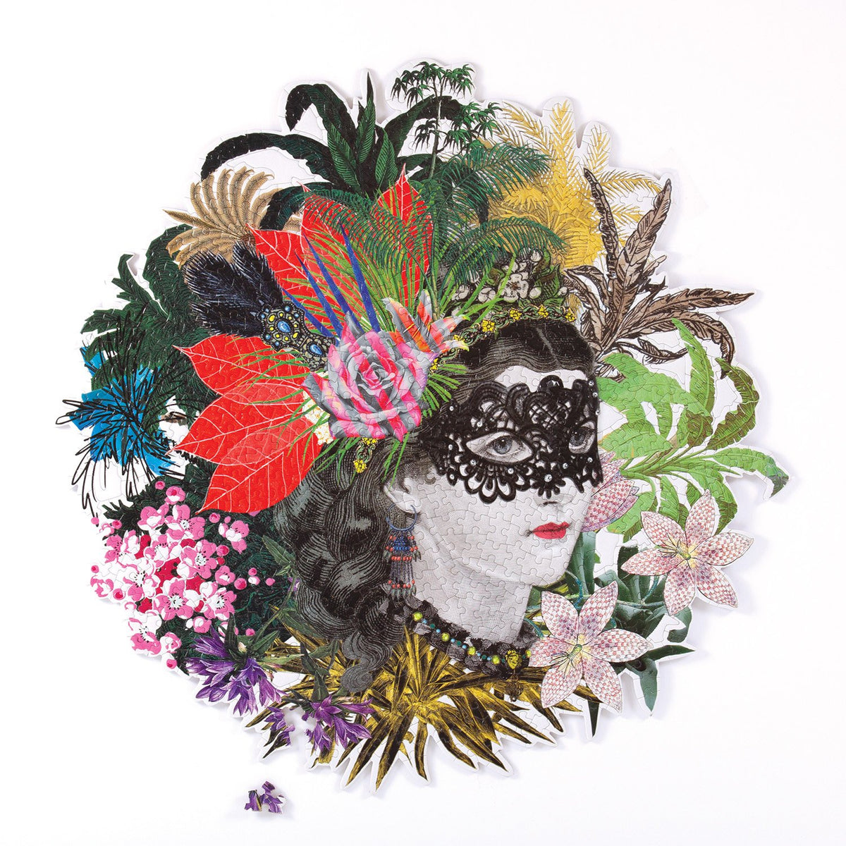 Christian Lacroix Heritage Collection Mam'zelle Scarlett 750 Piece Shaped Puzzle 750 Piece Puzzles Christian Lacroix 