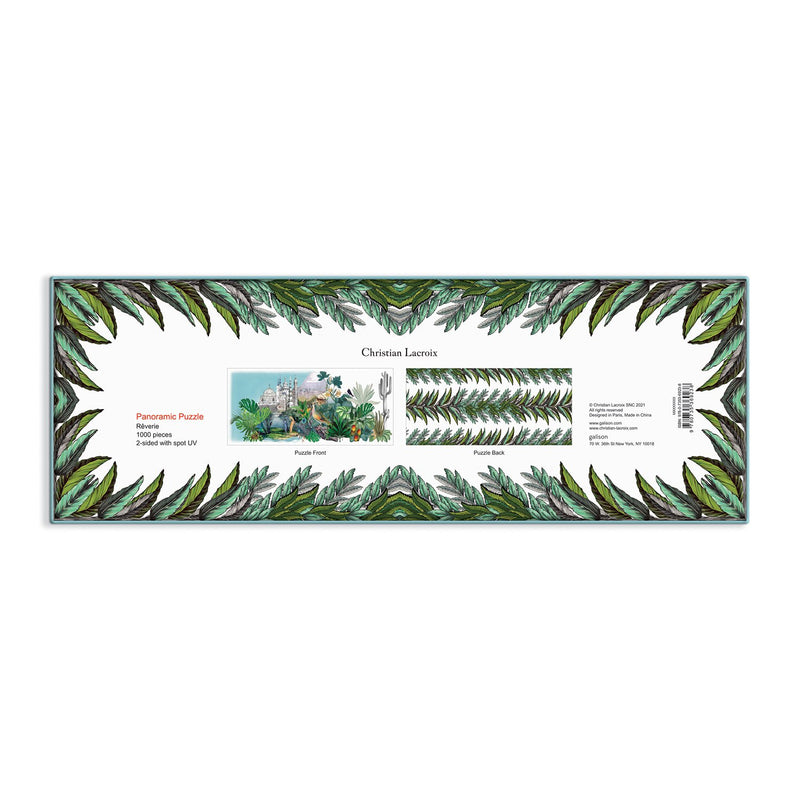 Christian Lacroix Heritage Collection Rêveries 1000 Piece Panoramic Puzzle 1000 Piece Puzzles Christian Lacroix 