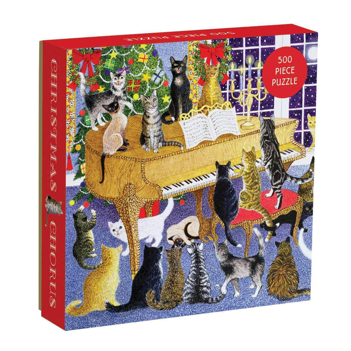 Christmas Chorus 500 Piece Puzzle holiday 500 Piece Puzzles Galison 