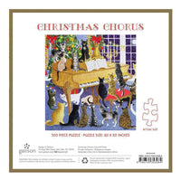 Christmas Chorus 500 Piece Puzzle holiday 500 Piece Puzzles Galison 