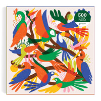 Chromatic Birds 500 Piece Puzzle Galison 