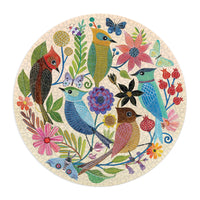 Circle of Avian Friends 1000 Piece Round Puzzle Galison 