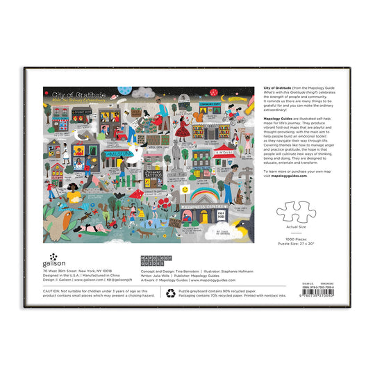 City of Gratitude 1000 Piece Jigsaw Puzzle 1000 Piece Puzzles Tina Bernstein 