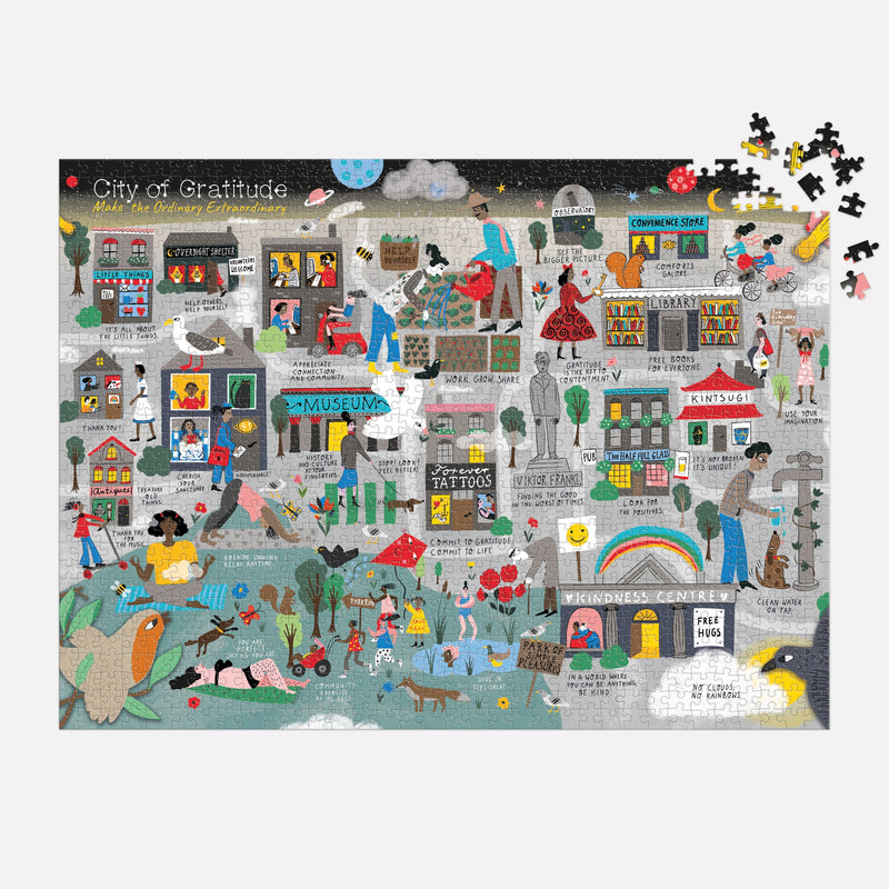 City of Gratitude 1000 Piece Jigsaw Puzzle 1000 Piece Puzzles Tina Bernstein 