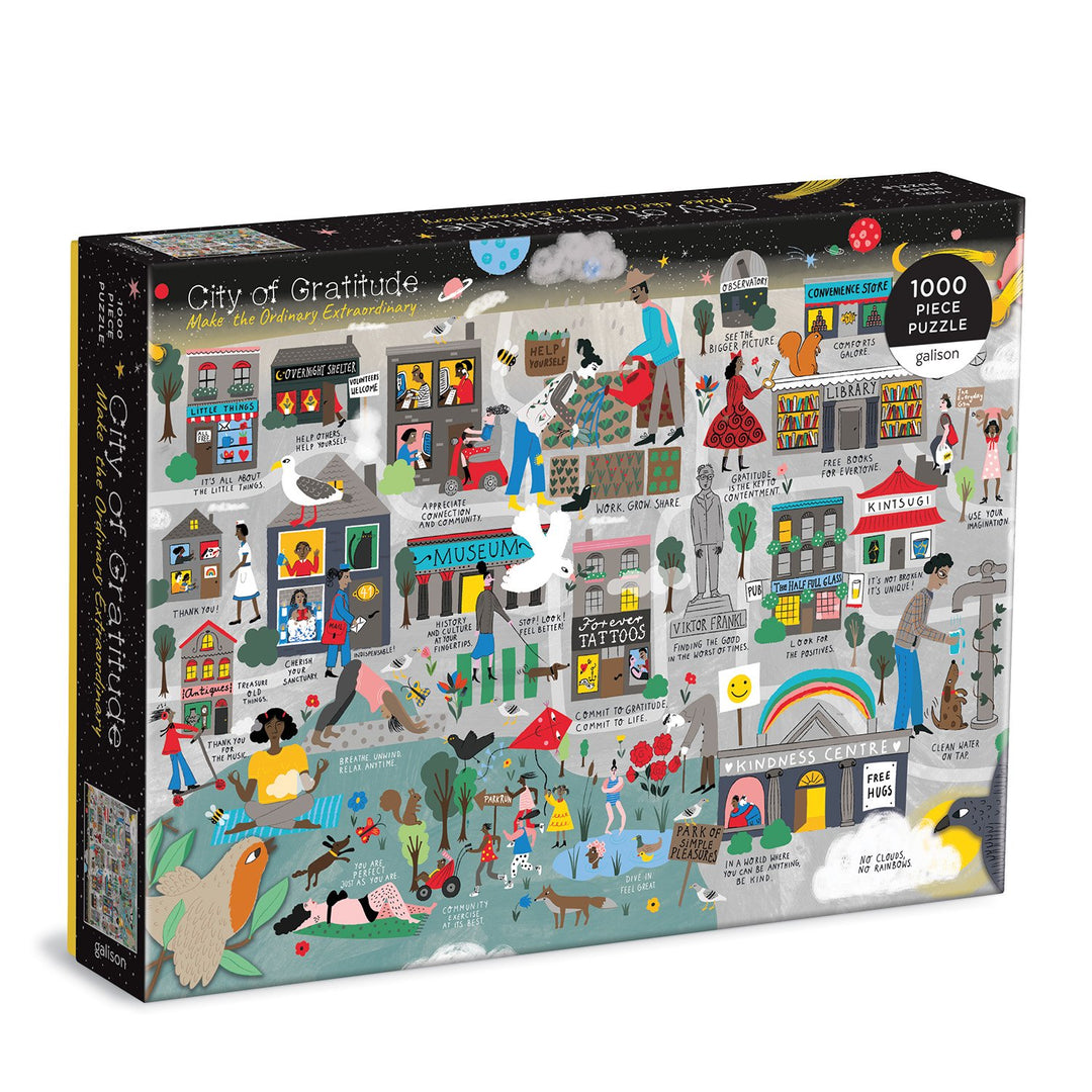 City of Gratitude 1000 Piece Jigsaw Puzzle 1000 Piece Puzzles Tina Bernstein 