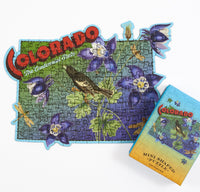 Colorado Mini Shaped Puzzle 100 Piece Puzzles Wendy Gold 