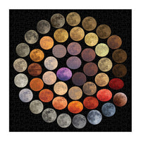 Colors of the Moon 500 Piece Puzzle Puzzles Marcella Julia Pace 