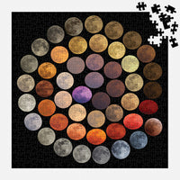 Colors of the Moon 500 Piece Puzzle Puzzles Marcella Julia Pace 
