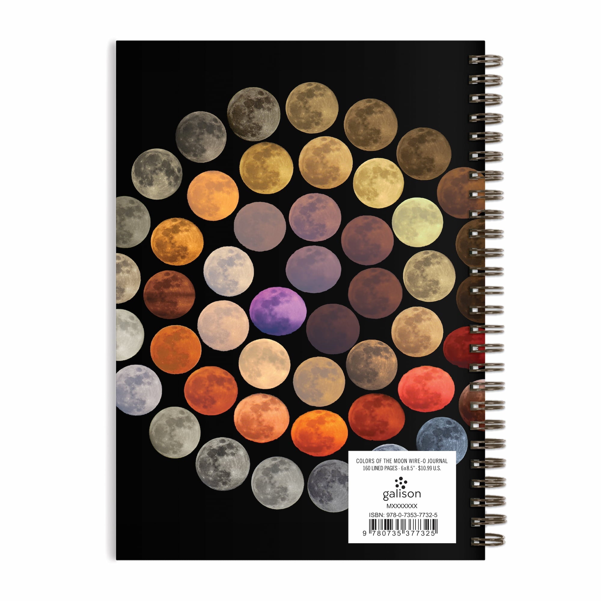 Colors of the Moon Wire-O Journal | Galison