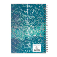 Constellation Grid 7 x 10" Wire-O Journal Journals and Notebooks Cosmos Collection 