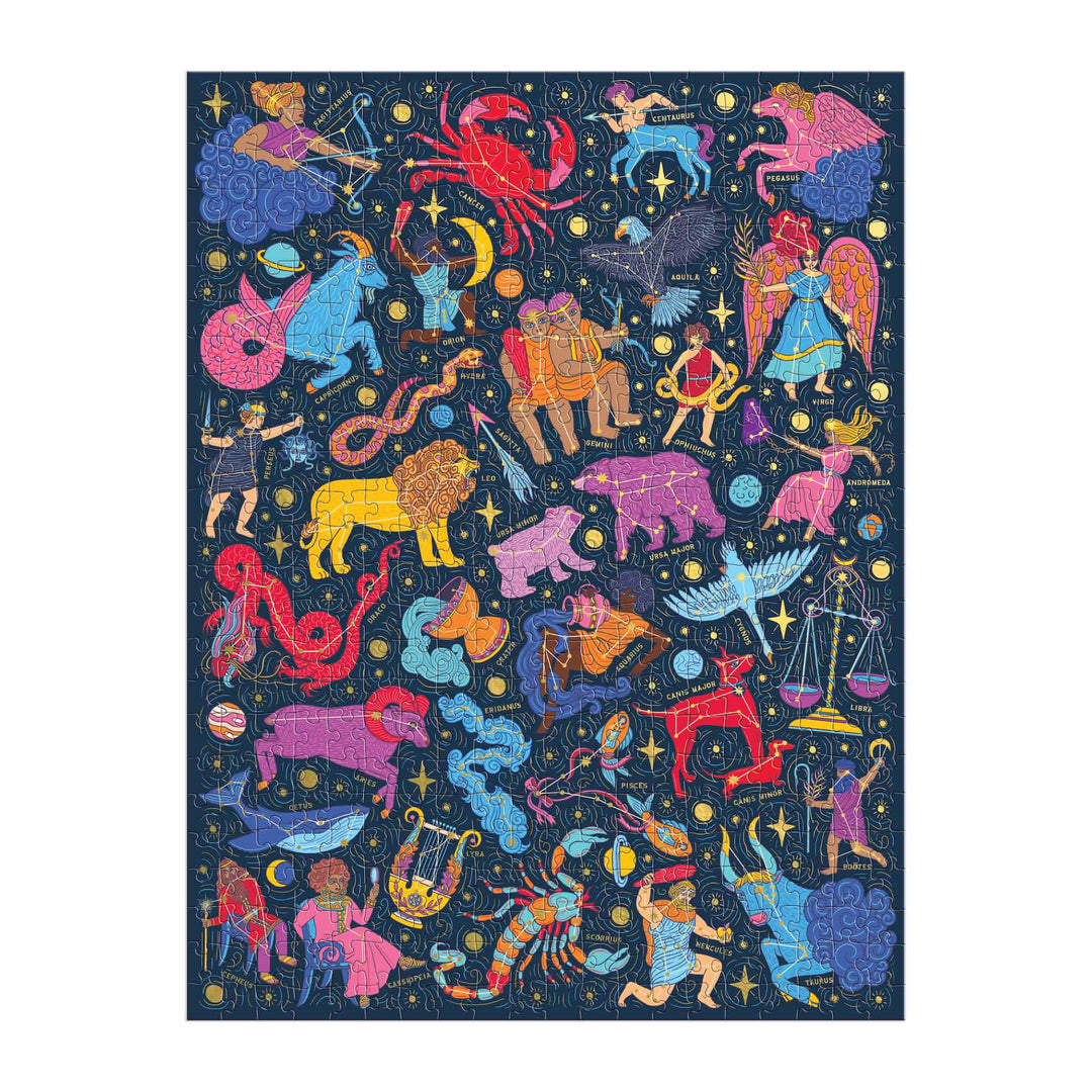 Constellations 101: Stargazing 500 Piece Book Puzzle Caitlin Keegan 