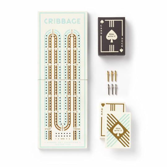 Cribbage In A Box Cribbage Game Set Brass Monkey 