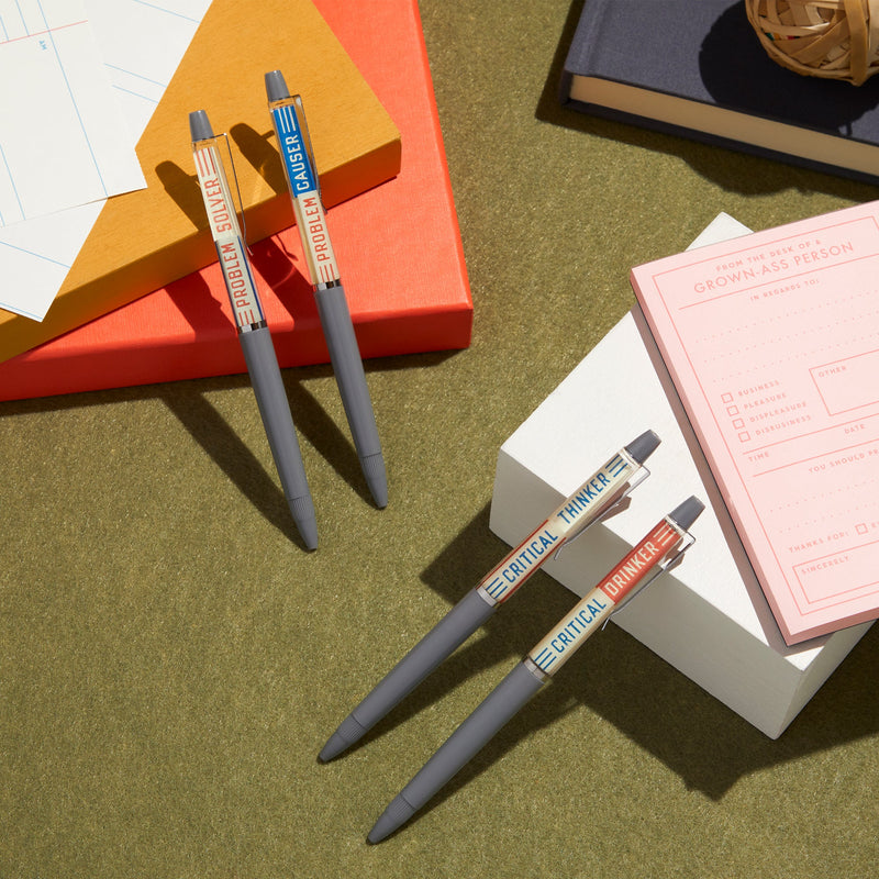 Critical Drinker Floaty Pen Set Brass Monkey 