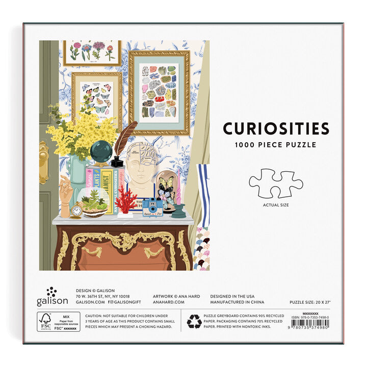 Curiosities 1000 Piece Puzzle – Galison