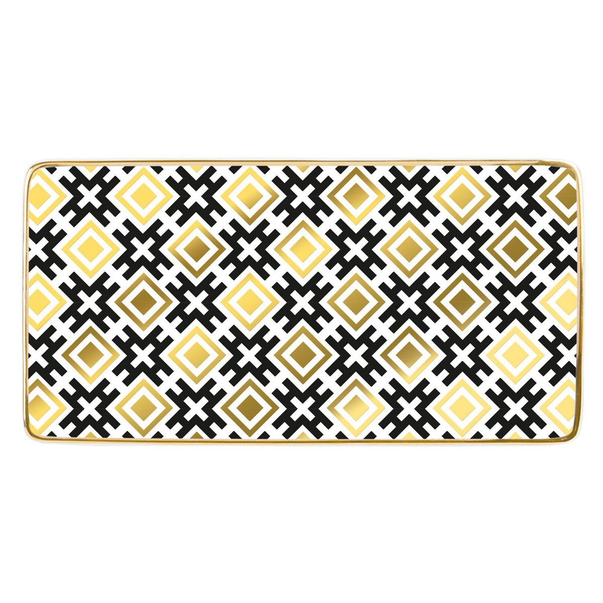 David Hicks Hicksonian (Neutrals) Large Porcelain Tray Porcelain Trays Galison 
